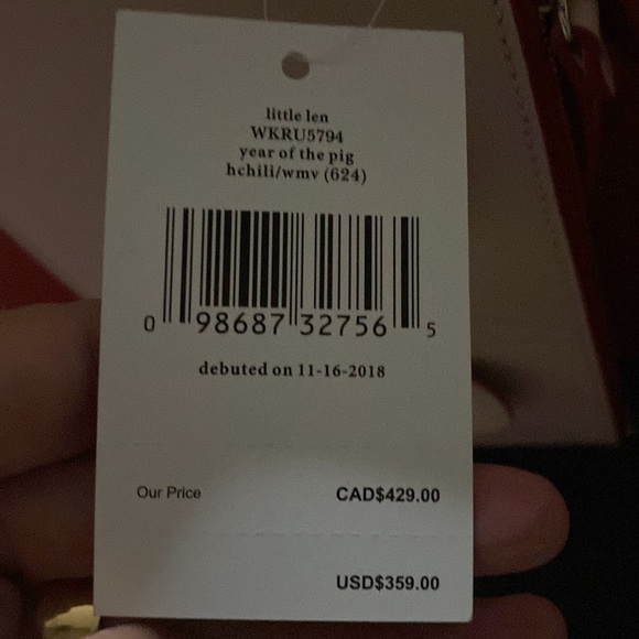 KATE SPADE/NEW YORK year of the Pig Large Tote ♠️♠️ Rare Find❤️‍🔥❤️‍🔥‍ NWT - Picture 9 of 11